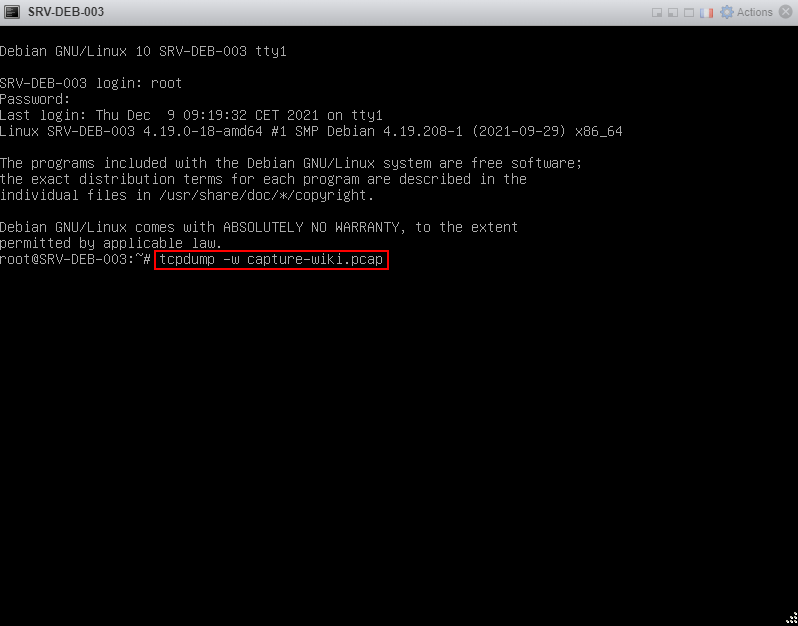 Installation TCPDUMP - capture.png