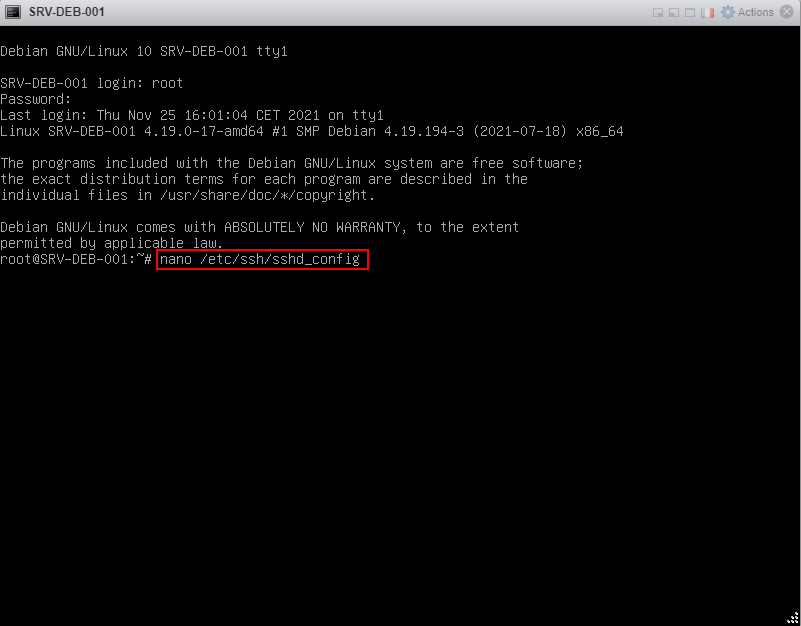 Installation SSH - sshd config.png