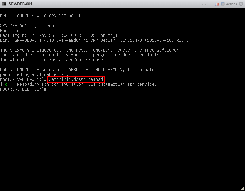Installation SSH - reload.png
