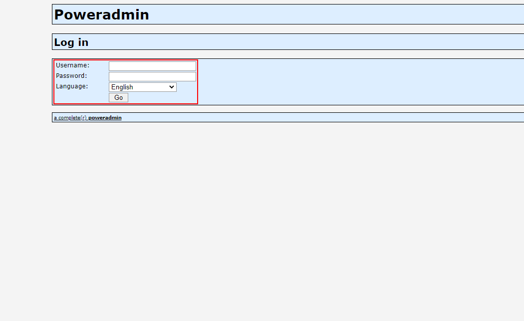 PowerDNS - interface login.png