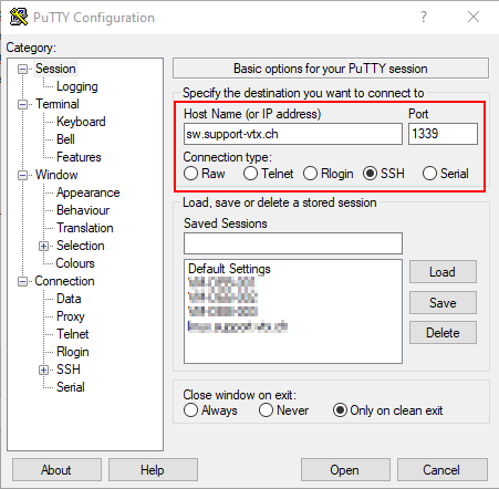 Installation SSH - putty.png