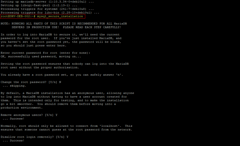 Fichier:PowerDNS - mysql secure install.png